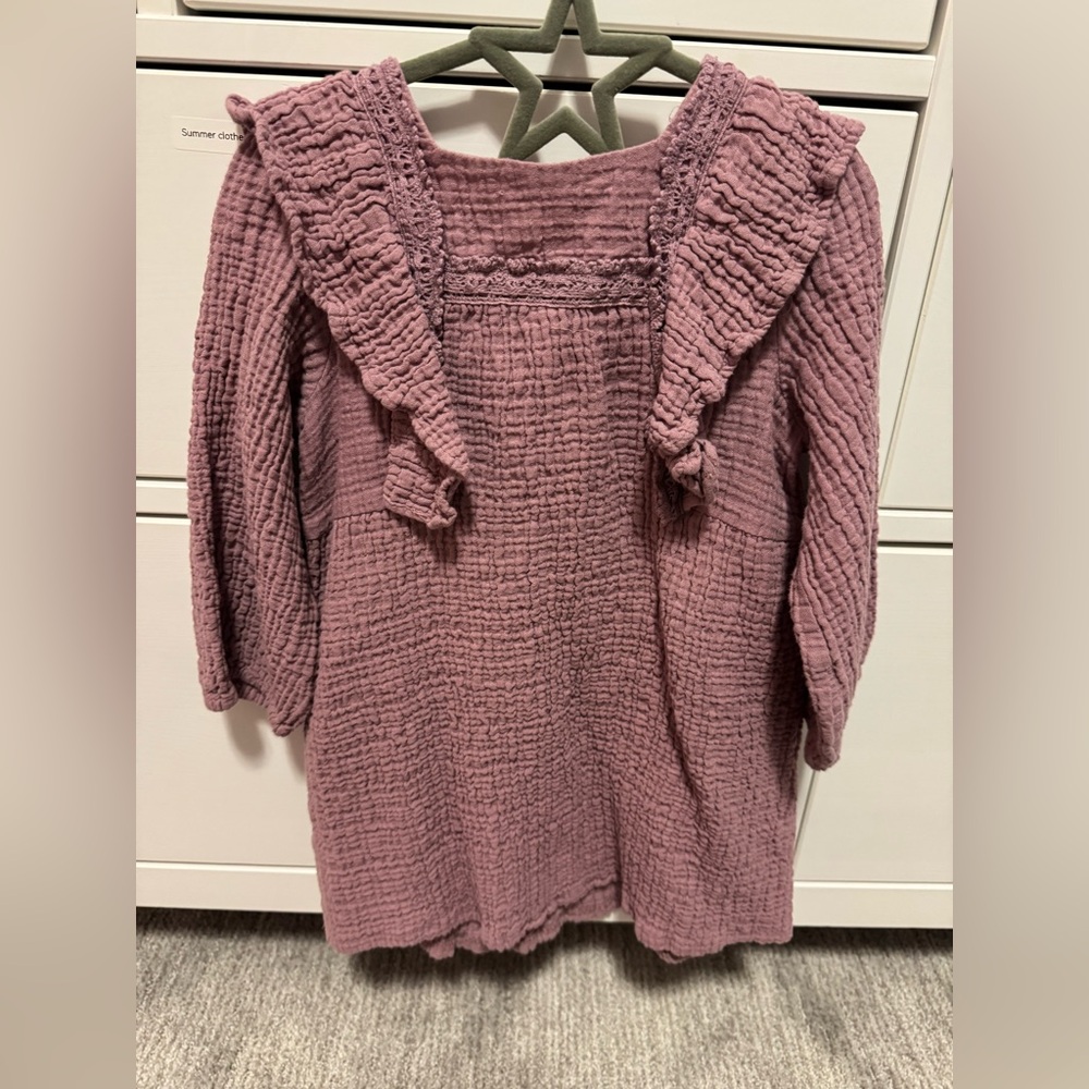 Zara Kids Dress in Dusty Pink